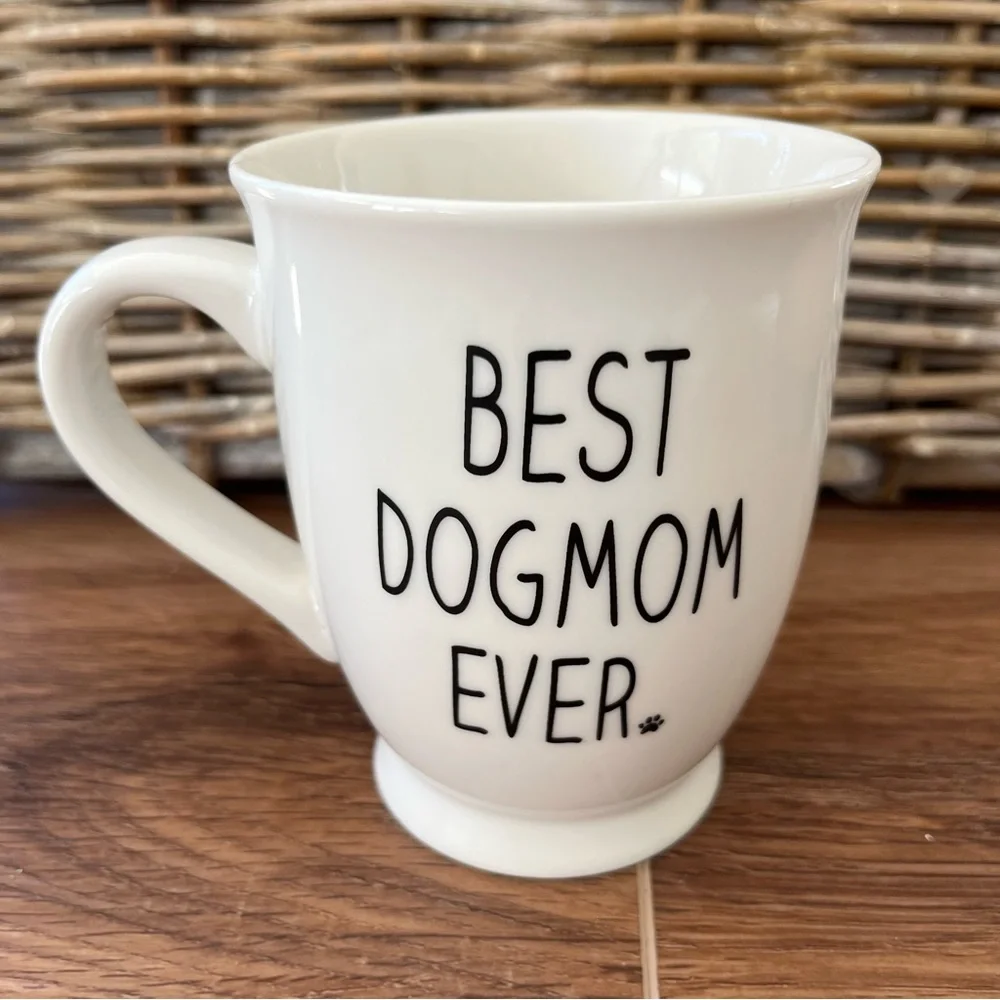 Mudpie Best Dog Mom Ever coffee/tea cup
